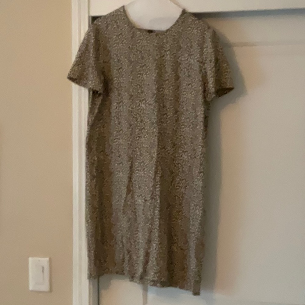 Leopard T-Shirt Dress.  Excellent used condition.